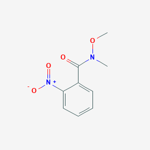 molecular formula C9H10N2O4 B2838412 N-methoxy-N-methyl-2-nitrobenzamide CAS No. 339221-51-1