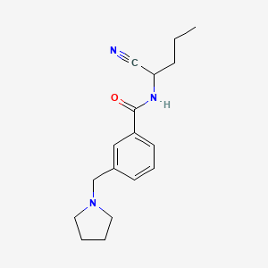 N-(1-cyanobutyl)-3-[(pyrrolidin-1-yl)methyl]benzamide