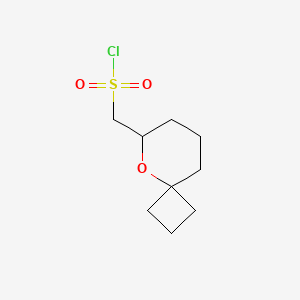(5-Oxaspiro[3.5]nonan-6-yl)methanesulfonyl chloride