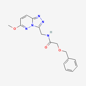 2-(benzyloxy)-N-((6-methoxy-[1,2,4]triazolo[4,3-b]pyridazin-3-yl)methyl)acetamide