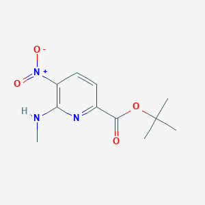 Tert-butyl 6-(methylamino)-5-nitropyridine-2-carboxylate