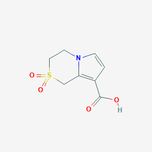 2,2-Dioxo-3,4-dihydro-1H-pyrrolo[2,1-c][1,4]thiazine-8-carboxylic acid
