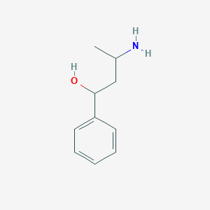 molecular formula C10H15NO B2838539 3-Amino-1-phenylbutan-1-ol CAS No. 25756-06-3