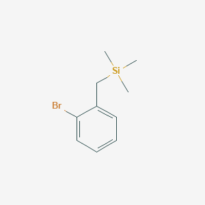 molecular formula C10H15BrSi B2838544 Trimethyl(2-bromobenzyl)silane CAS No. 1833-44-9