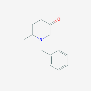 molecular formula C13H17NO B2838558 1-Benzyl-6-methylpiperidin-3-one CAS No. 83413-42-7
