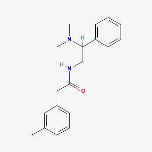 molecular formula C19H24N2O B2838576 N-(2-(二甲基氨基)-2-苯乙基)-2-(间甲苯基)乙酰胺 CAS No. 941964-07-4