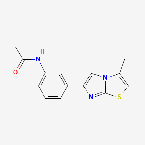 N-(3-(3-methylimidazo[2,1-b]thiazol-6-yl)phenyl)acetamide