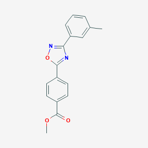 Methyl 4-[3-(3-methylphenyl)-1,2,4-oxadiazol-5-yl]benzoate