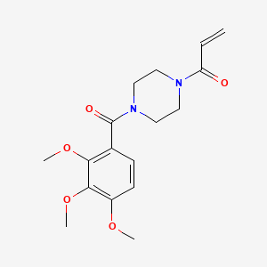 1-[4-(2,3,4-Trimethoxybenzoyl)piperazin-1-yl]prop-2-en-1-one