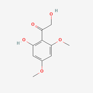 molecular formula C10H12O5 B2838730 2-Hydroxy-1-(2-hydroxy-4,6-dimethoxyphenyl)ethanone CAS No. 83768-75-6