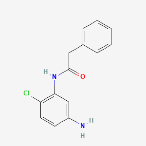 molecular formula C14H13ClN2O B2838741 N-(5-amino-2-chlorophenyl)-2-phenylacetamide CAS No. 428482-98-8