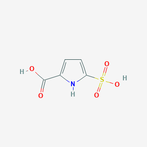 5-Sulfo-1H-pyrrole-2-carboxylic acid