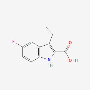 3-Ethyl-5-fluoro-1H-indole-2-carboxylic acid