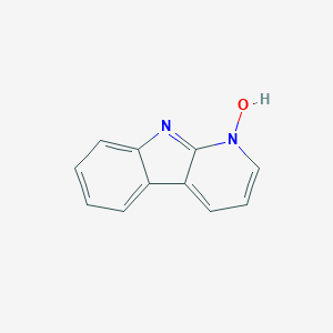 molecular formula C11H8N2O B028388 9H-Pyrido[2,3-b]indole 1-Oxide CAS No. 26148-55-0