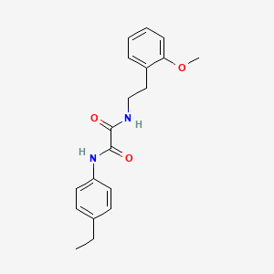 molecular formula C19H22N2O3 B2838801 N1-(4-ethylphenyl)-N2-(2-methoxyphenethyl)oxalamide CAS No. 898374-20-4