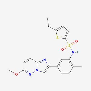 5-ethyl-N-(5-(6-methoxyimidazo[1,2-b]pyridazin-2-yl)-2-methylphenyl)thiophene-2-sulfonamide