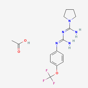 molecular formula C15H20F3N5O3 B2838846 Unii-8MS59W493C CAS No. 1422365-94-3