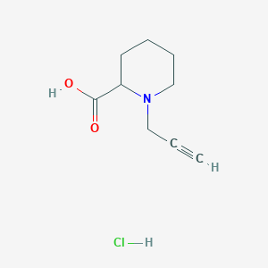1-Prop-2-ynylpiperidine-2-carboxylic acid;hydrochloride