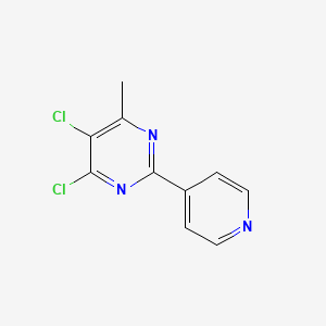 4,5-Dichloro-6-methyl-2-pyridin-4-ylpyrimidine