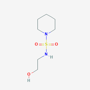 molecular formula C7H16N2O3S B2838902 2-[(哌啶-1-磺酰)氨基]乙醇-1-醇 CAS No. 181762-02-7