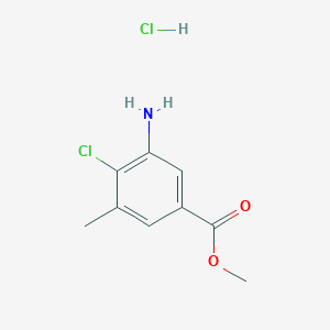 Methyl 3-amino-4-chloro-5-methylbenzoate hydrochloride