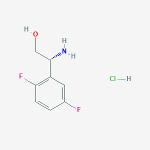 molecular formula C8H10ClF2NO B2838998 (R)-2-Amino-2-(2,5-difluorophenyl)ethanol hydrochloride CAS No. 1956436-65-9
