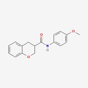 N-(4-methoxyphenyl)-3,4-dihydro-2H-chromene-3-carboxamide