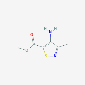 Methyl 4-amino-3-methyl-1,2-thiazole-5-carboxylate