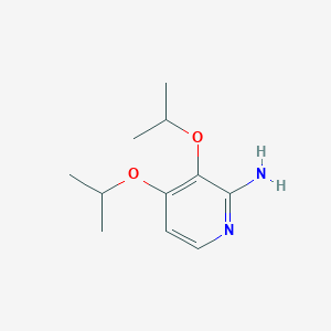 3,4-Di(propan-2-yloxy)pyridin-2-amine