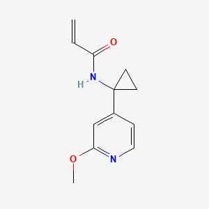 N-[1-(2-Methoxypyridin-4-yl)cyclopropyl]prop-2-enamide