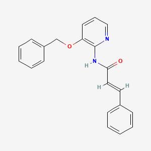 (E)-3-phenyl-N-(3-phenylmethoxypyridin-2-yl)prop-2-enamide