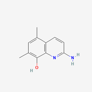 molecular formula C11H12N2O B2839093 2-Amino-5,7-dimethylquinolin-8-ol CAS No. 352025-46-8