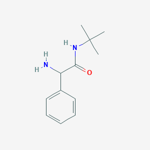 molecular formula C12H18N2O B2839100 2-氨基-N-叔丁基-2-苯基乙酰胺 CAS No. 112162-59-1