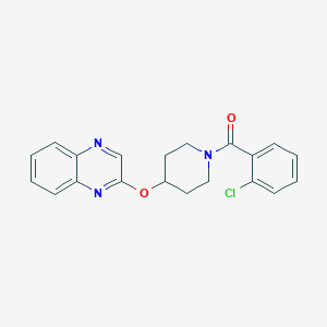 2-{[1-(2-chlorobenzoyl)piperidin-4-yl]oxy}quinoxaline