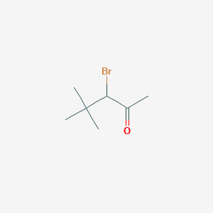 molecular formula C7H13BrO B2839160 3-溴-4,4-二甲基戊酮 CAS No. 4957-78-2