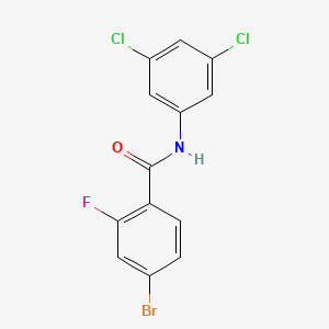 4-bromo-N-(3,5-dichlorophenyl)-2-fluorobenzamide