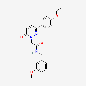 2-[3-(4-ethoxyphenyl)-6-oxo-1,6-dihydropyridazin-1-yl]-N-[(3-methoxyphenyl)methyl]acetamide