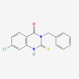 3-Benzyl-7-chloro-2-sulfanyl-3,4-dihydroquinazolin-4-one