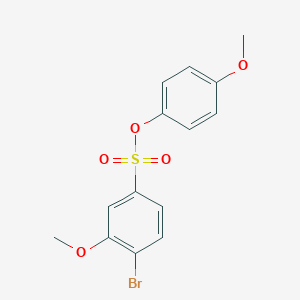 4-Methoxyphenyl 4-bromo-3-methoxybenzene-1-sulfonate