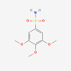 molecular formula C9H13NO5S B2839223 3,4,5-Trimethoxybenzenesulfonamide CAS No. 64741-34-0