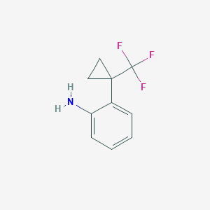 2-[1-(Trifluoromethyl)cyclopropyl]aniline