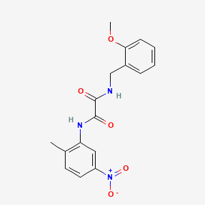 N1-(2-methoxybenzyl)-N2-(2-methyl-5-nitrophenyl)oxalamide