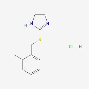 2-[(2-methylbenzyl)thio]-4,5-dihydro-1H-imidazole hydrochloride