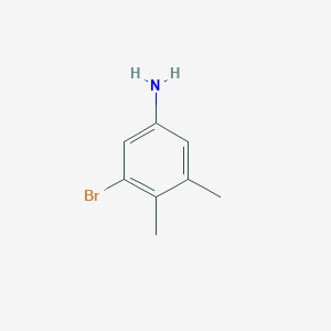 molecular formula C8H10BrN B2839249 3-溴-4,5-二甲基苯胺 CAS No. 264194-28-7
