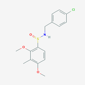N-(4-chlorobenzyl)-2,4-dimethoxy-3-methylbenzenesulfinamide