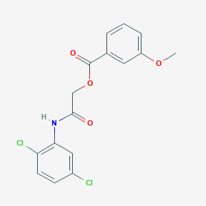 molecular formula C16H13Cl2NO4 B283926 [2-(2,5-Dichloroanilino)-2-oxoethyl] 3-methoxybenzoate 