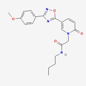 5-({4-[(2-fluorobenzoyl)amino]phenoxy}methyl)-N-(3-phenylpropyl)isoxazole-3-carboxamide