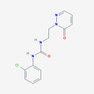 1-(2-chlorophenyl)-3-(2-(6-oxopyridazin-1(6H)-yl)ethyl)urea