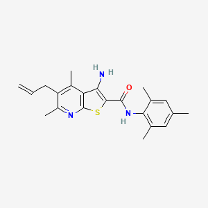 5-allyl-3-amino-N-mesityl-4,6-dimethylthieno[2,3-b]pyridine-2-carboxamide