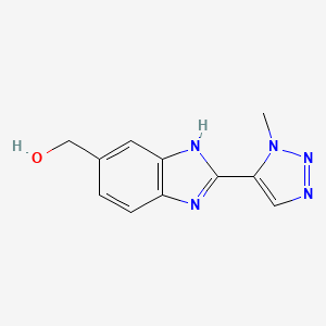[2-(3-Methyltriazol-4-yl)-3H-benzimidazol-5-yl]methanol
